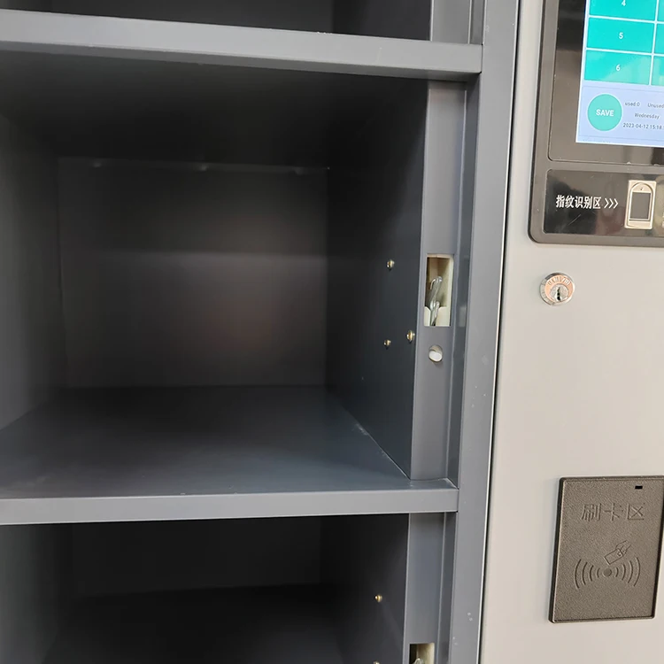 Smart PIN Face Recognition Locker Modern Metal Express Storage Cabinet for Supermarket Electronic Smart Locker