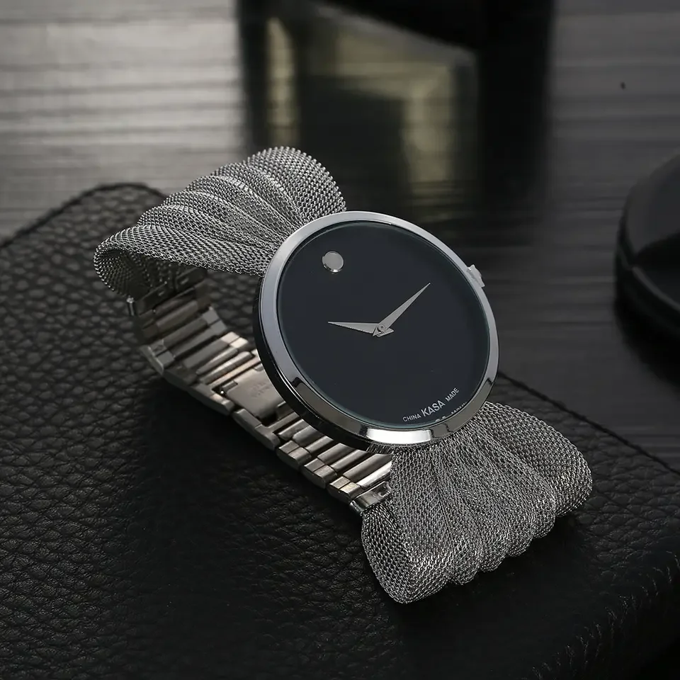 Hifive Luxury Large White Dial Gold Plated Bridal Wrist Watch Wedding Jewelry Rhinestone Ethiopia Fashion Ladies Quartz Watches