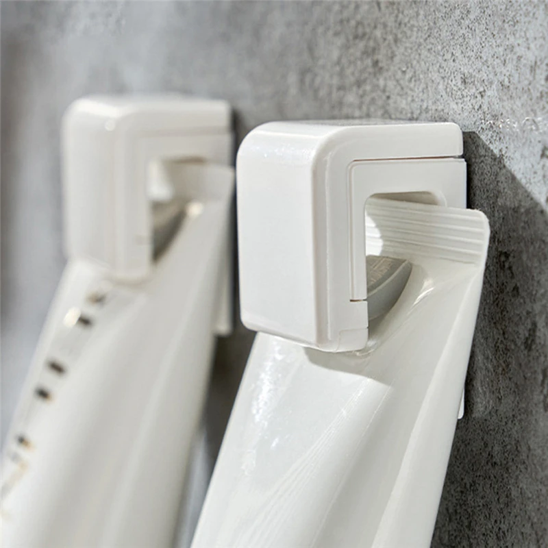 Клипса для чистки лица настенное крепление самоклеющийся органайзер для домашнего хранения аксессуары для ванной комнаты зубная паста подвесной держатель зажим H1127