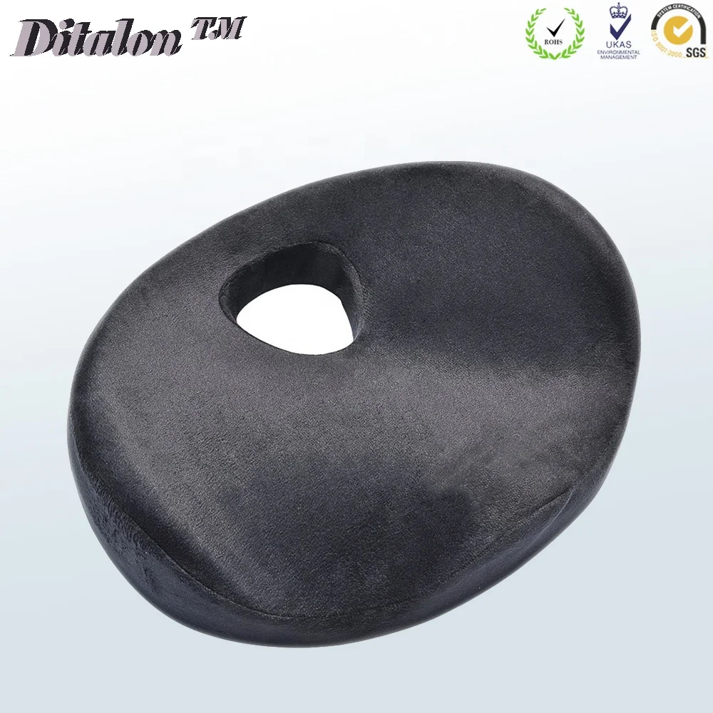 HotSale Mesh Cover Anti Slip Bottom Coccyx Orthopedic Office chair pad or Outdoor Wheelchair Car Memory Foam Seat Cushion