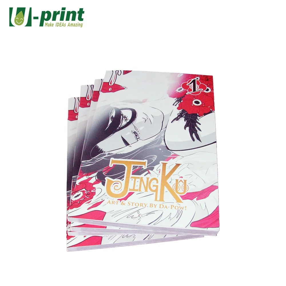 English Comic Book Manufacturers Customized Adult Comic Book Paper And Paperboard Printing