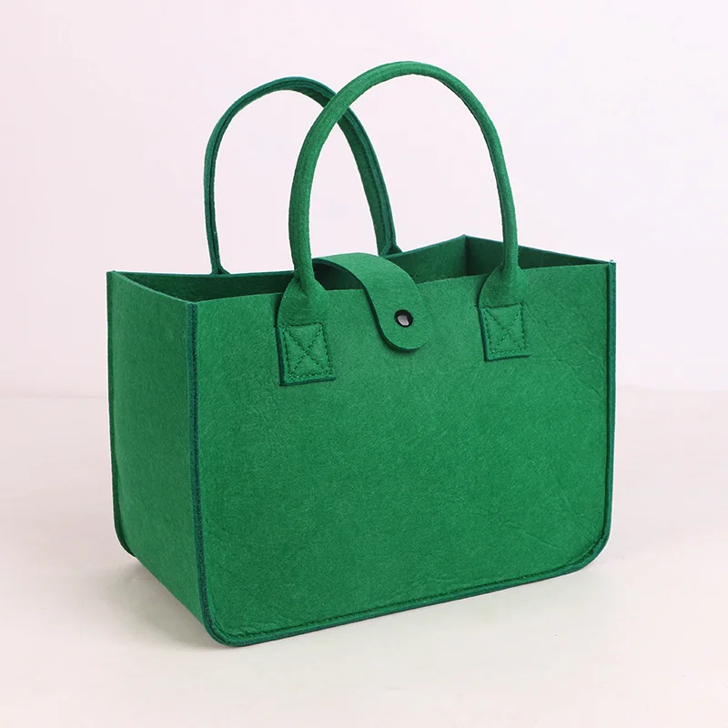 Port Authority luggage-and-bags Medium Felt Tote Felt Charcoal/Felt Grey