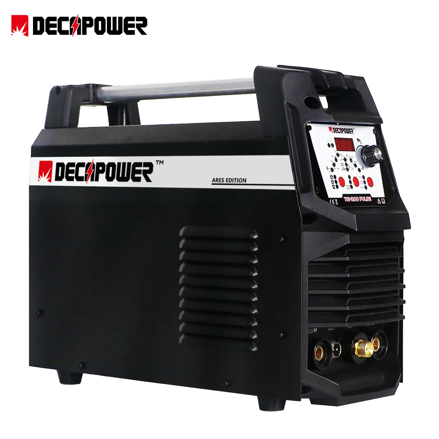 Decapower DC TIG Импульсный сварочный аппарат 200 ампер 220 В инвертор с точечной для нержавеющей стали