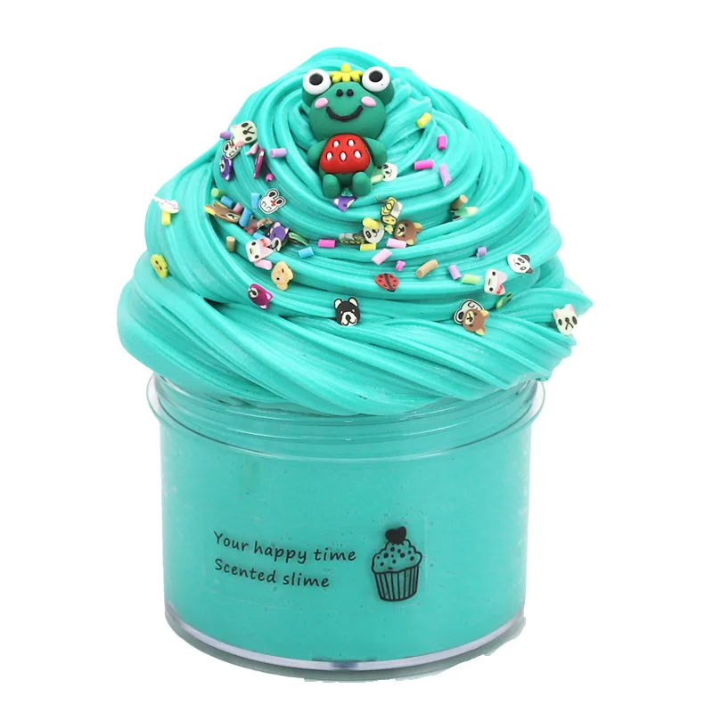 China Wholesale Educational Toys Cup Cake Slime Putty Cotton Crazy Fluffy Slime