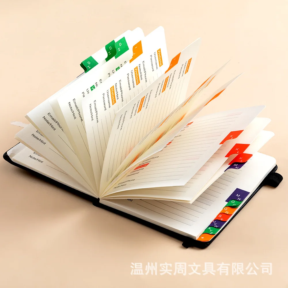 High quality Customizable LOGO notebook Elastic band Pen holder Waist Seal Minutes of meeting office supply