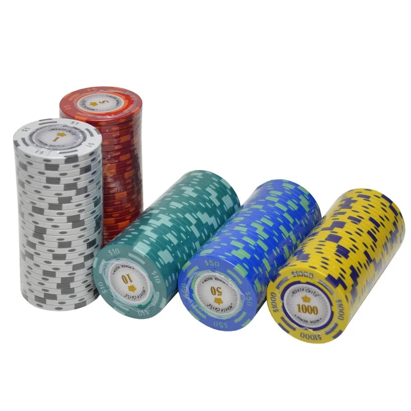 Hot Selling 600pcs Texas Hold Em Poker Chip Set Wholesale Casino Poker Chips Set Oem Poker Chips Set