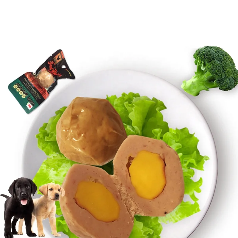 Manufacturer wholesale pet snacks 40g meat egg dog snacks energy egg dog training treats puppy snacks