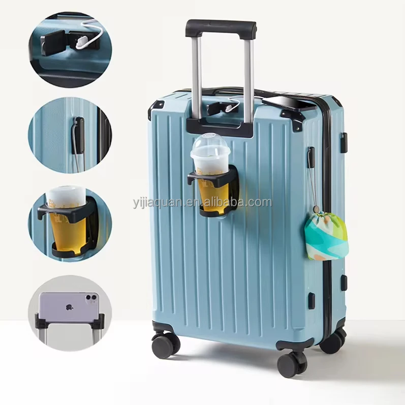 Hot Selling Suitcase 24 Inches Travel Luggage Carry-On Boarding Luggage With Usb Charger