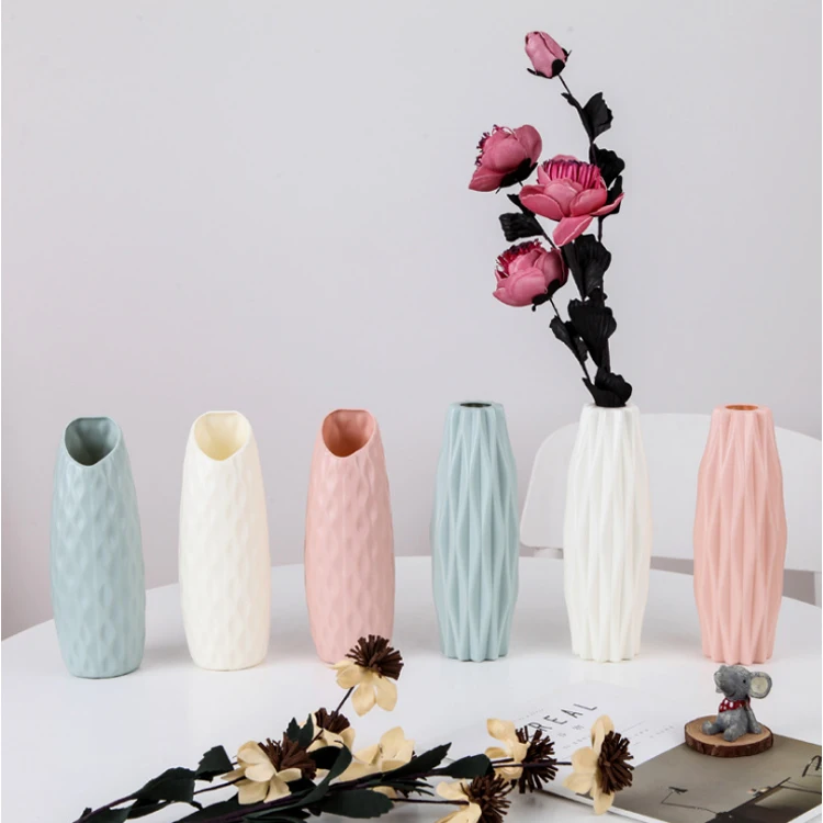 Wholesale custom single china flower rose case decorative long bud vase for modern home hotel