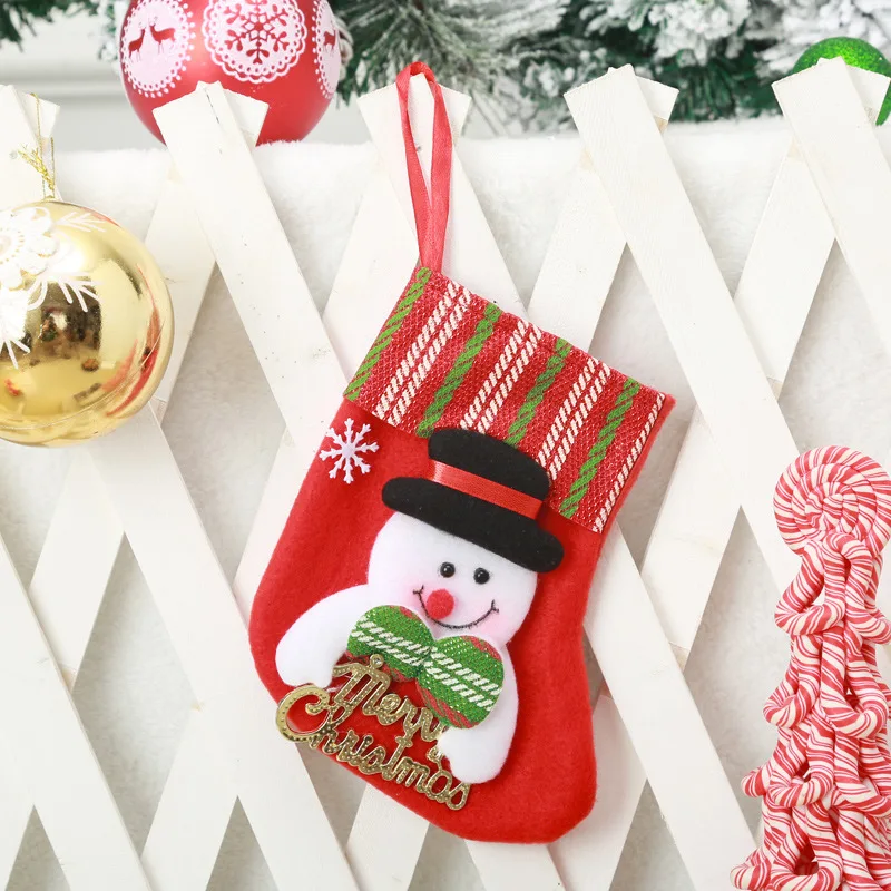 Christmas Decoration Small Gift Bag Decal Sequin Socks Gift Bag