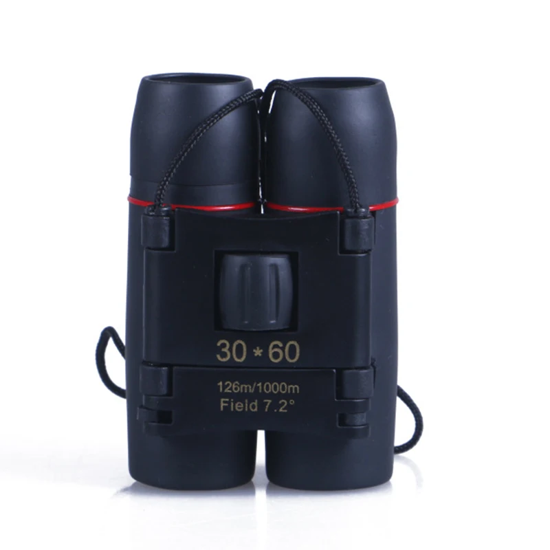 30x60 Folding Telescope Binocular with Low Light Night Vision for Outdoor Animal Watching Travelling Hunting