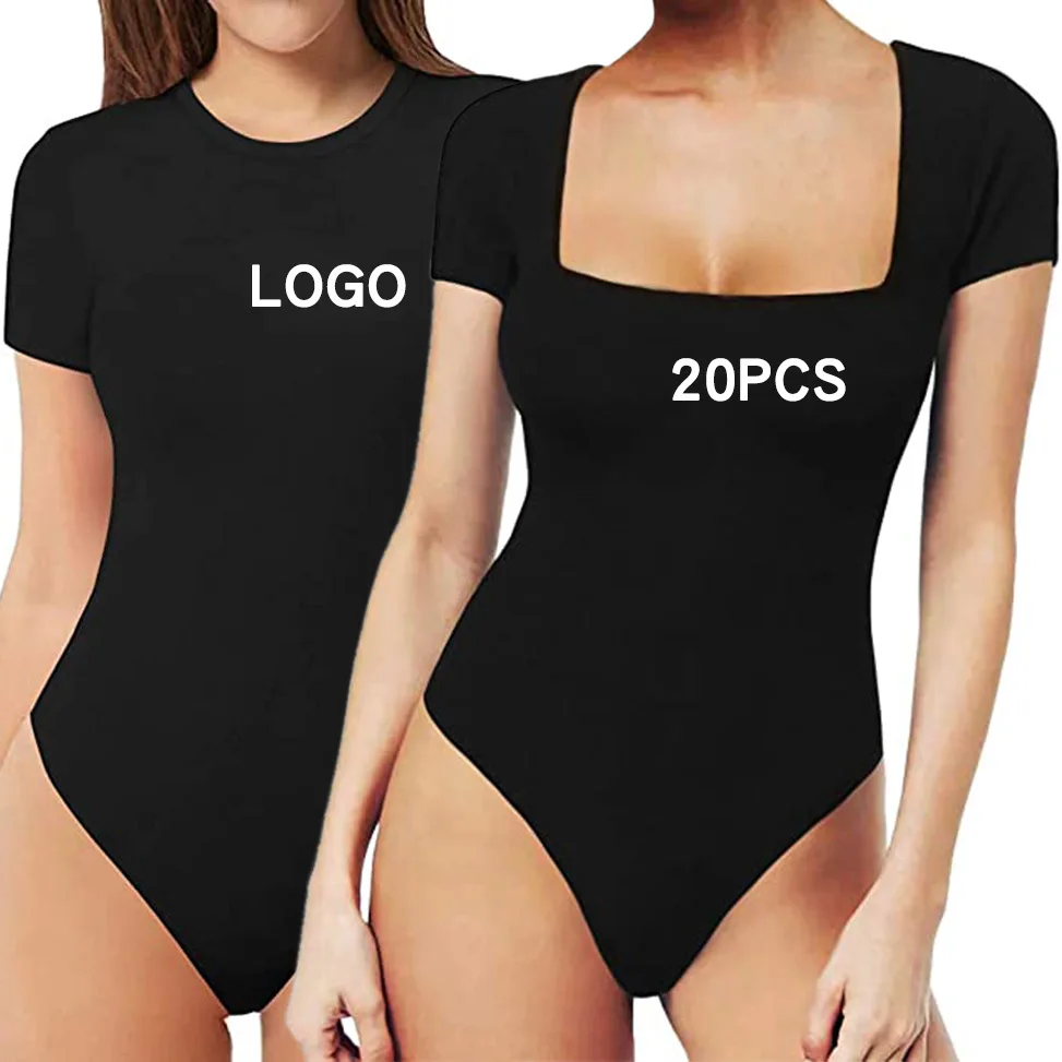 2022 New Fashion Womens Casual Bodysuit Solid Color Sexy Slim Short Sleeved T Shirt Women