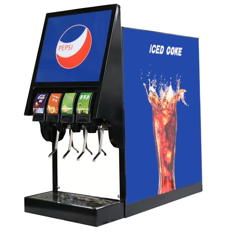 Factory Hot Sales Cheap Good Quality  3 Heads Post Mix Soda Fountain Beverage Dispenser Fountain Machine