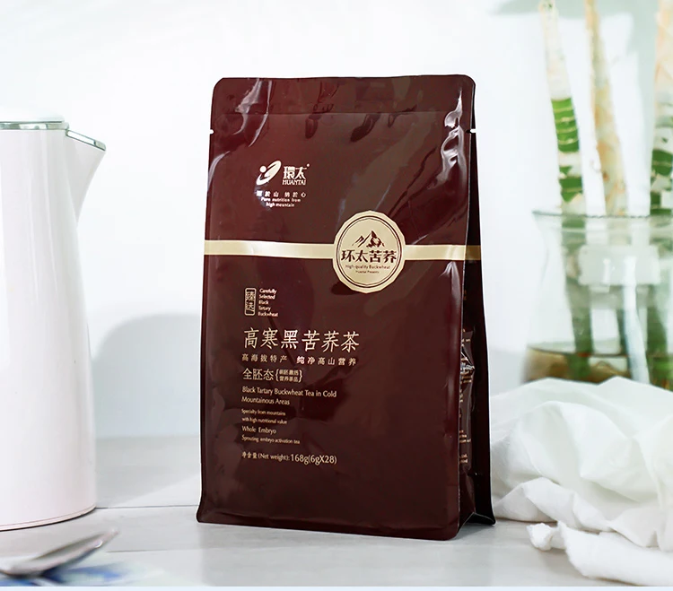 Huantai 168g Tartary Buckwheat Tea Gluten Free Chinese Organic Fragrance Herbal Health Food wholesale Detox Slim Tea