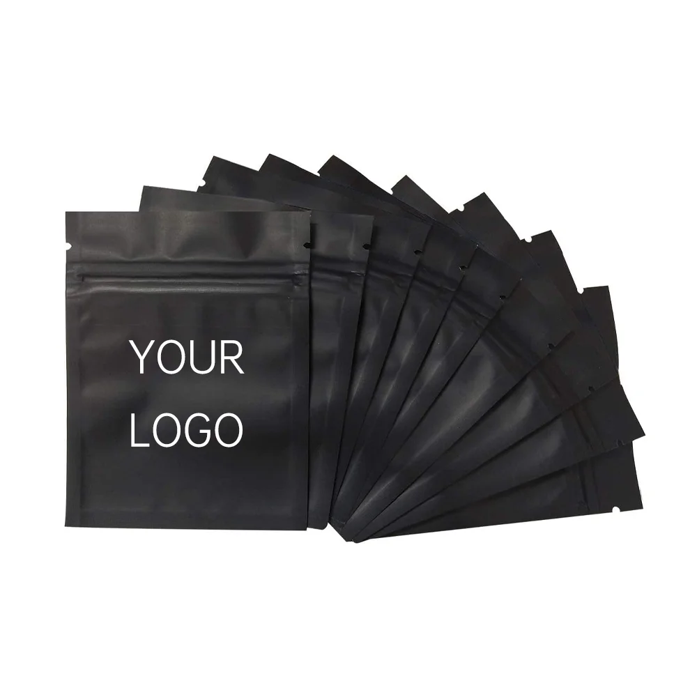 Child Proof Zip Lock Custom Printing Plastic Smell Proof Stand Up Pouch Zipper Packaging Custom 3.5 Mylar Bags