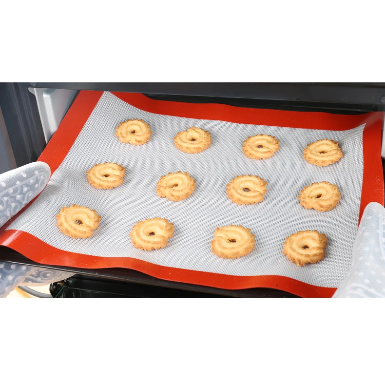 Customized Design Eco-friendly Non-Stick Grill Liners Extra Large Silicone Pastry Oven Baking Mat