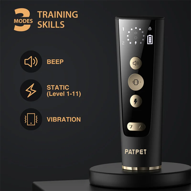 Hot Sale Electric Dog Training Shock Collar With 1000ft Remote Rechargeable Hunting Dog E Collar IPX67 Waterproof