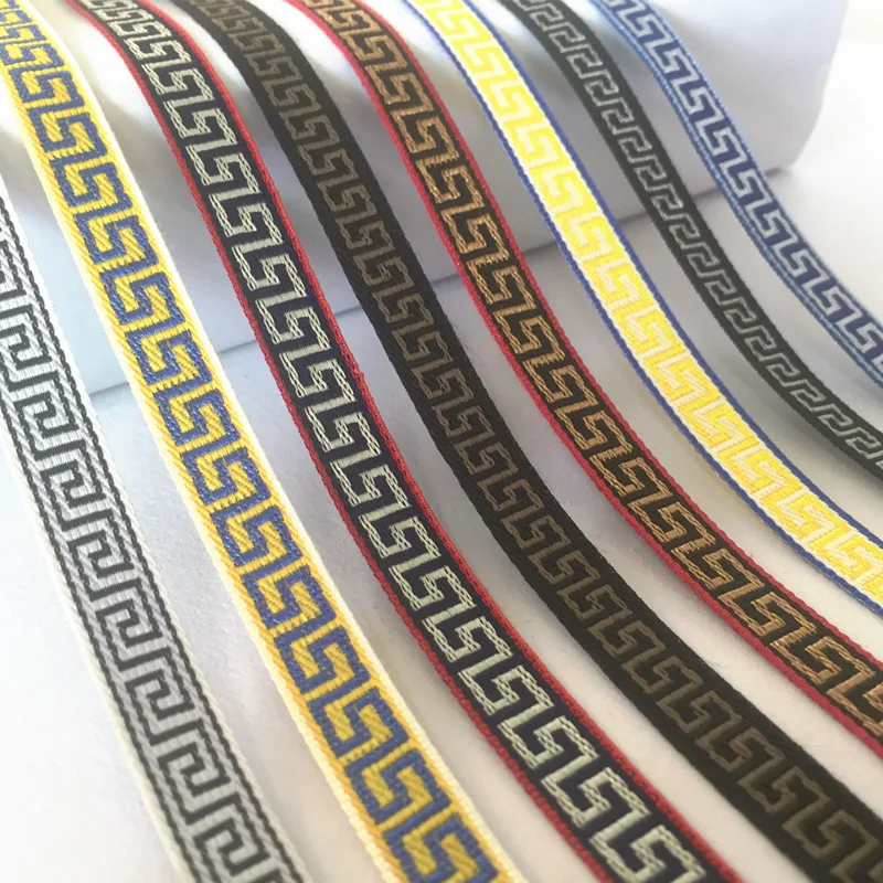 1cm  newest selling woven custom jacquard webbing strap sustainable manufacturer