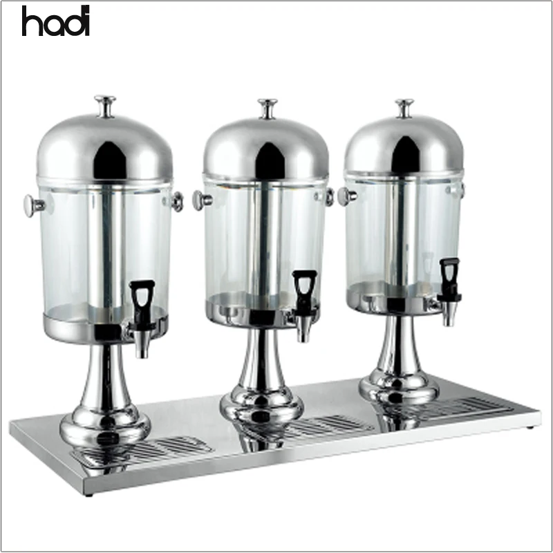 Catering material equipments commercial fruit juice dispenser double soda beverage dispenser