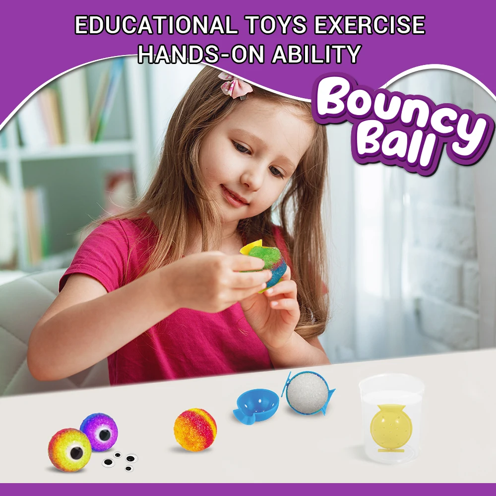 Science Explore! Bouncy Ball T3507 kids science experiment kit Educational Children Diy Toy