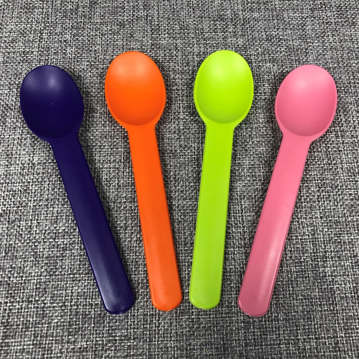14 Biodegradable Bio Degradable Disposable Cornstarch Corn Starch Plastic Tasting Soup Spoon Fork Spork Cutlery Set Utensil