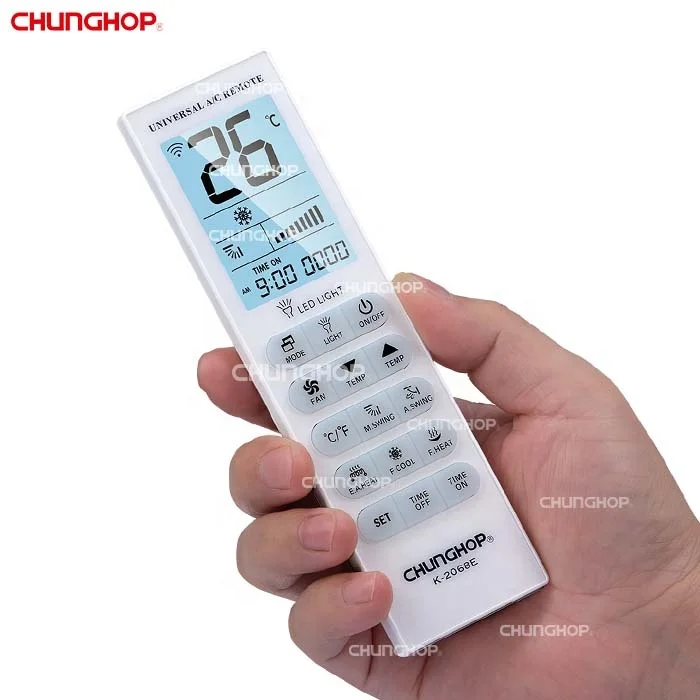 Multi brand K-2068E a/c remote universal air conditioner remote control replacement for LG Yair Carrier Trane etc