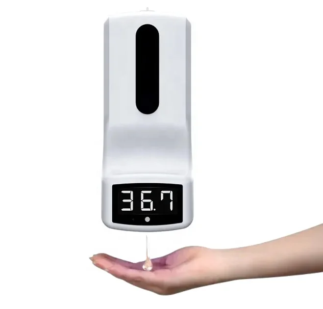 
New Arrival K9 Digital Infrared Thermometer with Wall-Mounted Automatic Soap Dispenser 