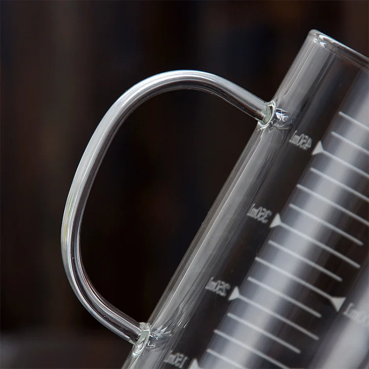 Мерная чашка из боросиликатного стекла с шкалой с интервалом 50 мл, новые кухонные аксессуары, легкое измерение, чашки для молока с жидким порошком