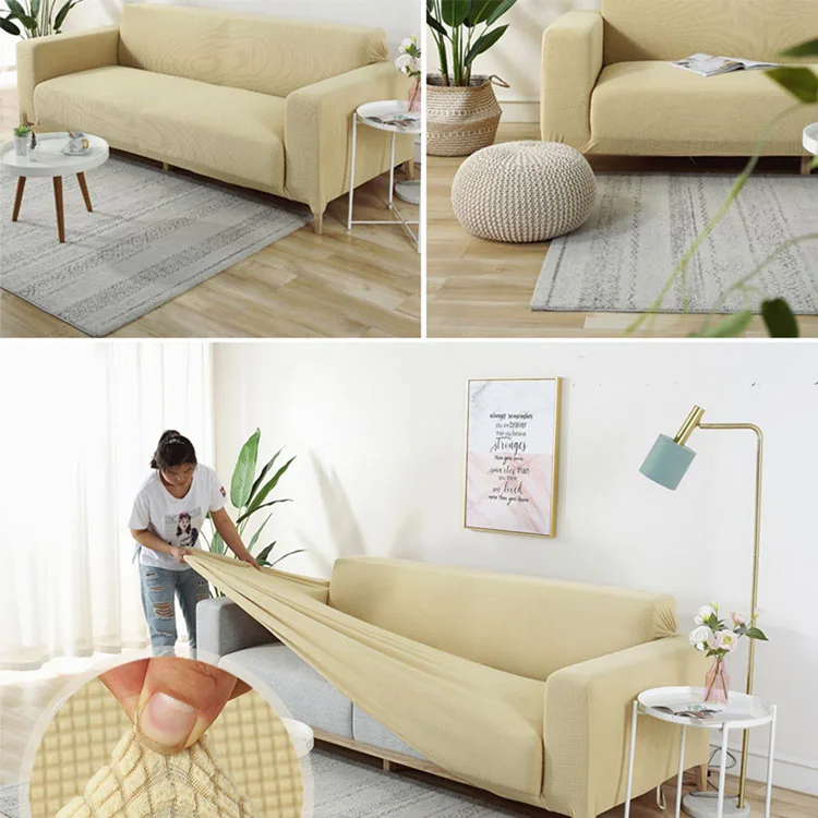 
1 Set Reversible Sofa Cover Of L Shape 