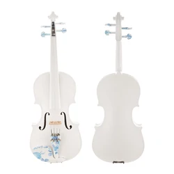 Kinglos white color violin wholesale universal strings set used handmade violin