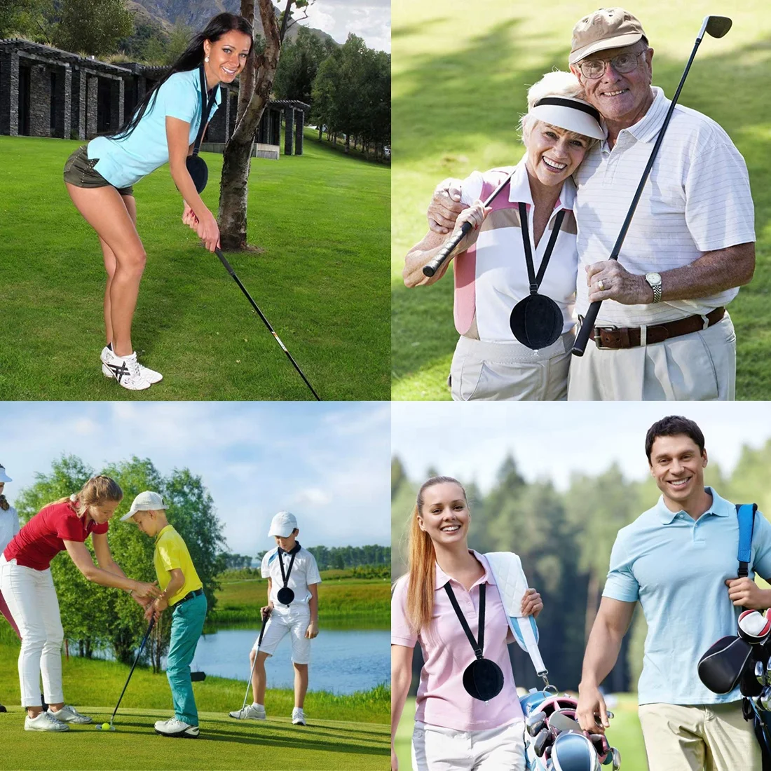 
Travel-size Flocking PVC Inflatable Golf Smart Ball for Swing Training 