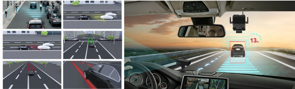 Manufacturer directly sell 8 Channel HDD Mobile DVR ADAS DSM BSD Driver fatigue detection adas dms mdvr