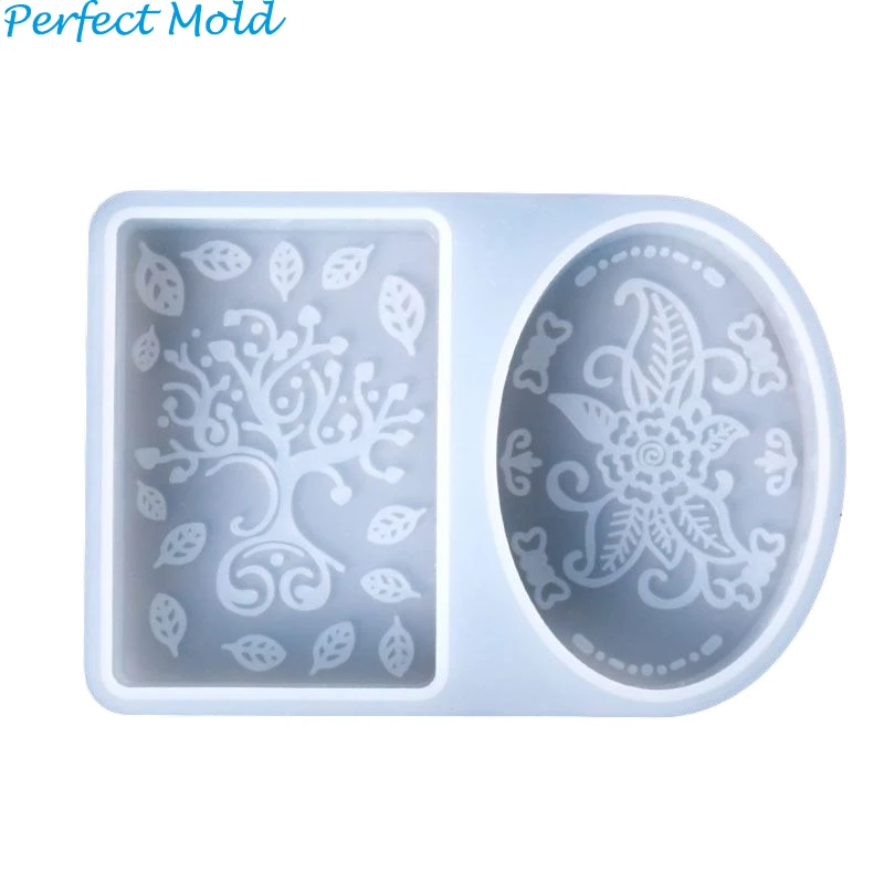 Stock handmade making 3d flower oval rectangle mould custom logo silicone rubber personalize homemade hand made soap mold