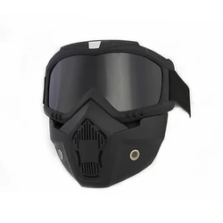 Motorcycle Helmet Mask Tactical Military Paintball  CS  Masks Shooting Goggles Motorcycle Hiking Full Face Mask