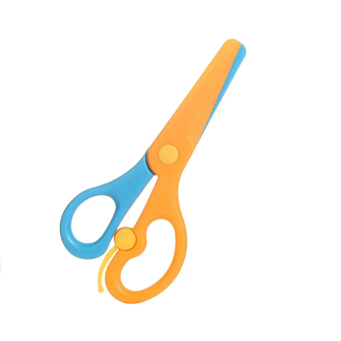 High Quality Kids Safety Plastic Scissors Assorted Colors DIY Paper Cutting for School & Home Assorted Colors