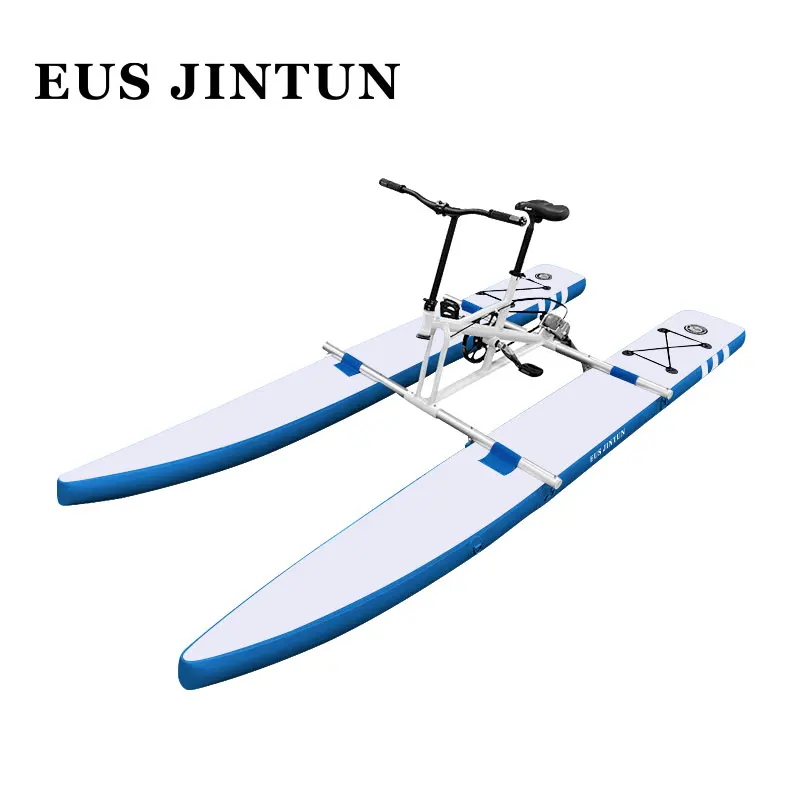 Good Quality Inflatable Sea Bicycle Pedal Boat Floating Water Bike