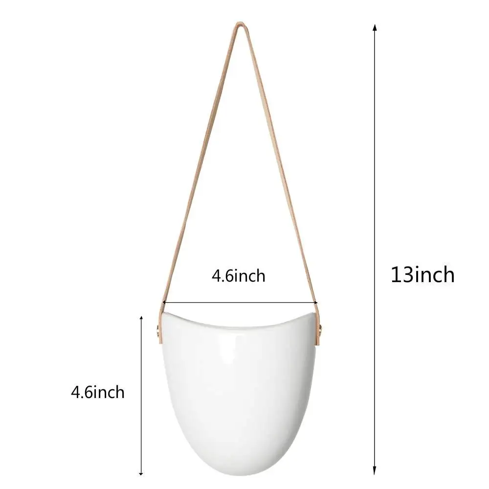 modern orchid geometric living wall garden hanging ceramic basket flower plant pot succulent planter for indoor plant