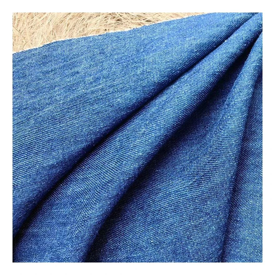 71025-New Design Style 30%Hemp 70%Organic Cotton Denim Jeans Hemp Fabric For Clothing