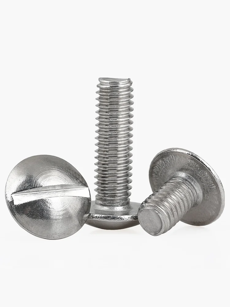 M6 x 14 Stainless Steel A2-70 Slotted Truss Head Machine Screw