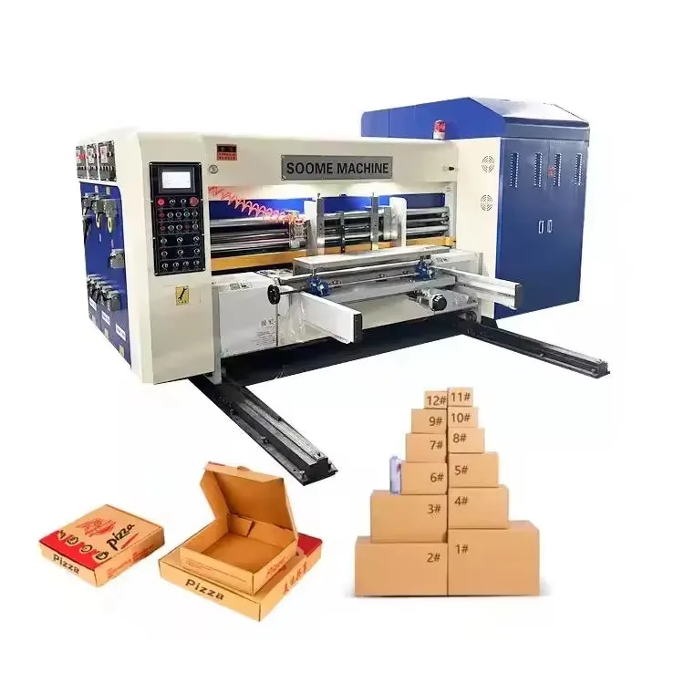 Corrugated Box Rs4 Slotter Machine / Carton Printing Slotting Die-cutting Machine