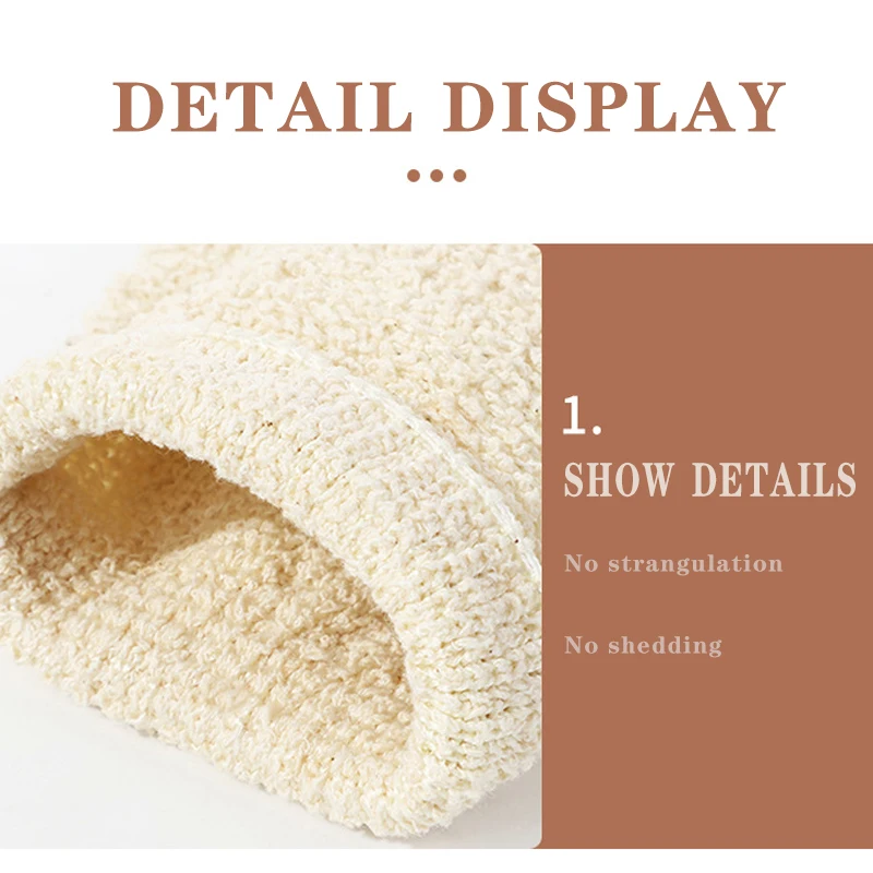 Natural loofah Sisal bath linens mesh body scrub ramie bath exfoliating Washcloth