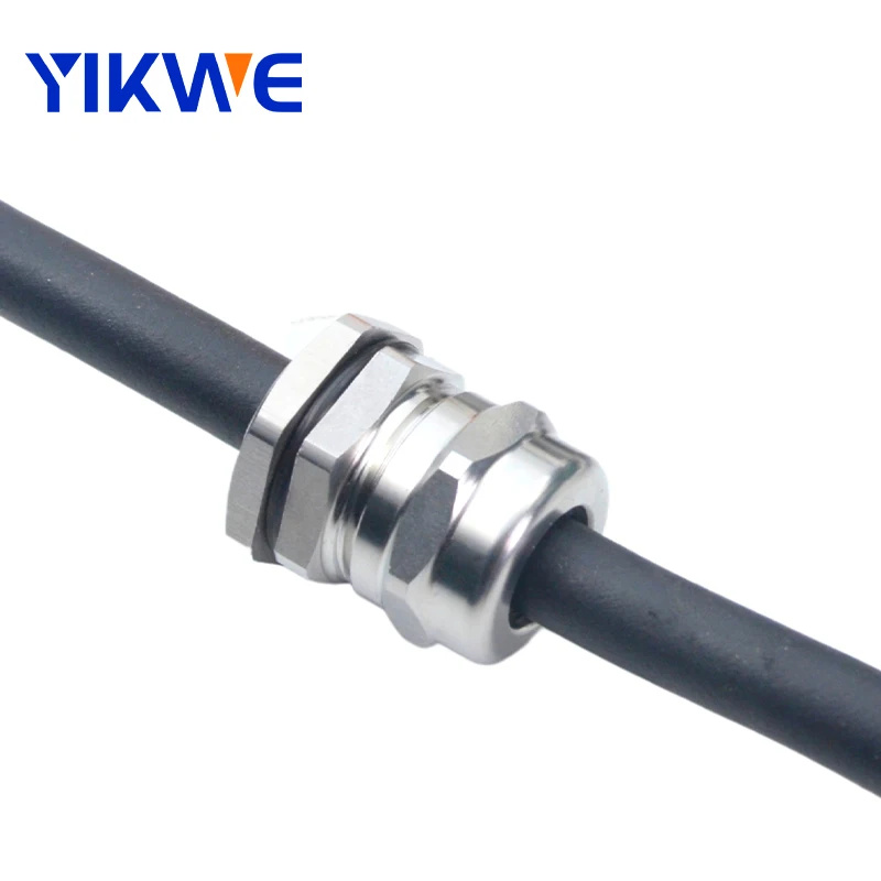  Stainless Steel Cable Gland PG9 IP68 for 7mm With Locknut