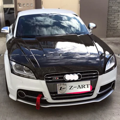 carbon fiber engine hood for TT TTS 8J 2007 2014 real carbon fiber bonnet for TT 2007 2014 carbon fiber engine cover