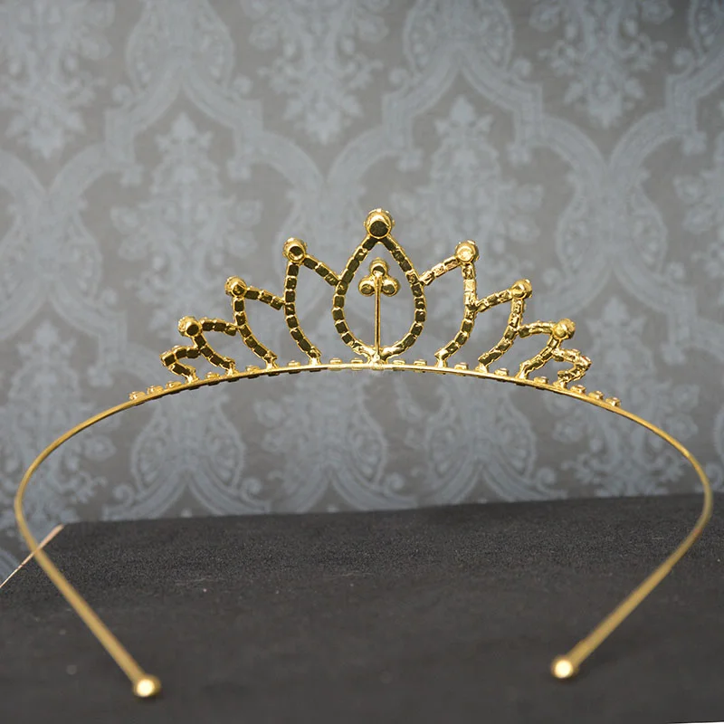 Wholesale bride Princess Wholesale Pageant Shiny Rhinestone Tiara  Crown  For Wedding Hair Accessories