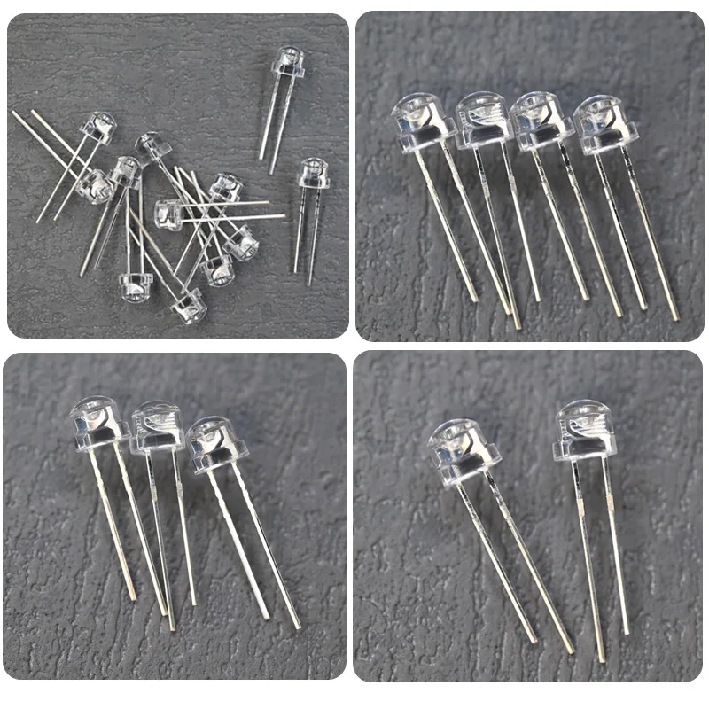 make and sell straw hat high bright yellow 4.8mm 5mm led diode for mini led lights for crafts