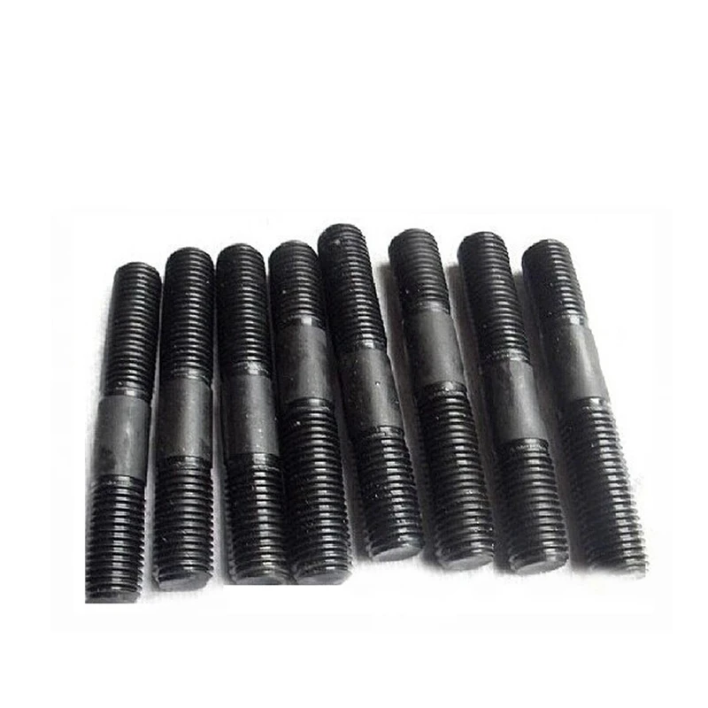 astm a193 fastener studs bolt tensile black oxide double end threaded stud bolt