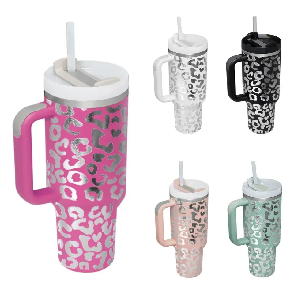 Wholesale Copo Termico 40 oz Double Walled Stainless Steel Vacuum Beer Mug Wine Tumbler Cups With straw adventure quencher