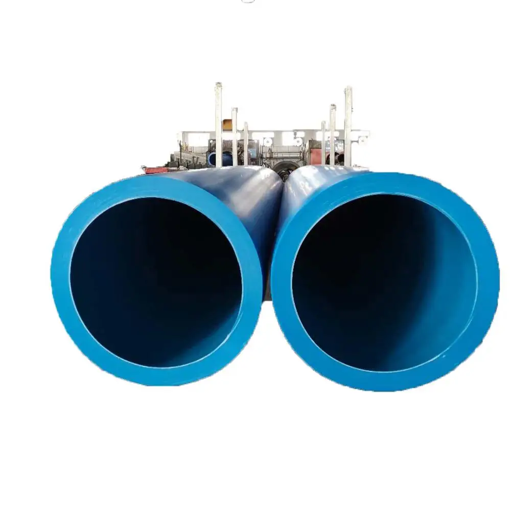 Customized Blue Color 4 Inch Size Round Shape Big Diameter HDPE Pipe In Competitive Price