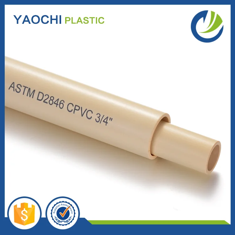 Изготовленные на заказ пластиковые трубы всех размеров ASTM D2846 CPVC цены из