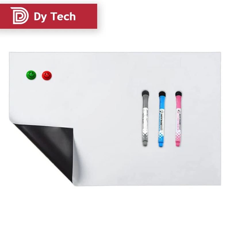 Custom magnetic dry erase white board sheet for fridge erasable whiteboard for refrigerator home and office magnetic whiteboard